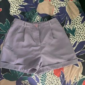 Lilac American Apparel Shorts